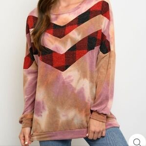 🔥🆕️ sz small tie dye and plaid